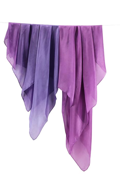 Zijden sjaal lila