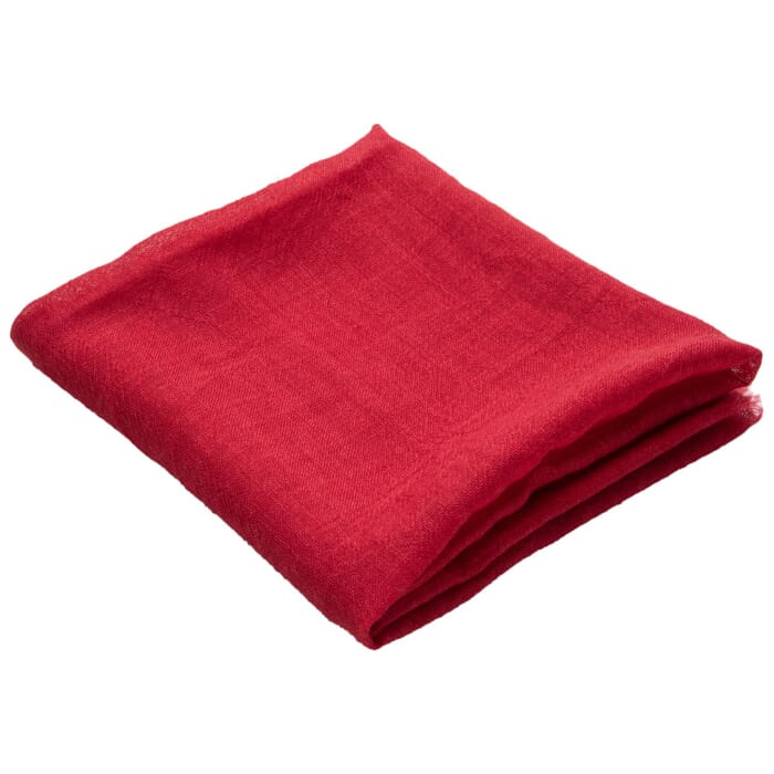 Spieltuch aus Wolle rot