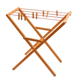 Wooden Drying Rack with Pegs