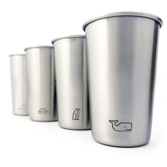Stainless Steel Mug Forest- and Marine Animals
