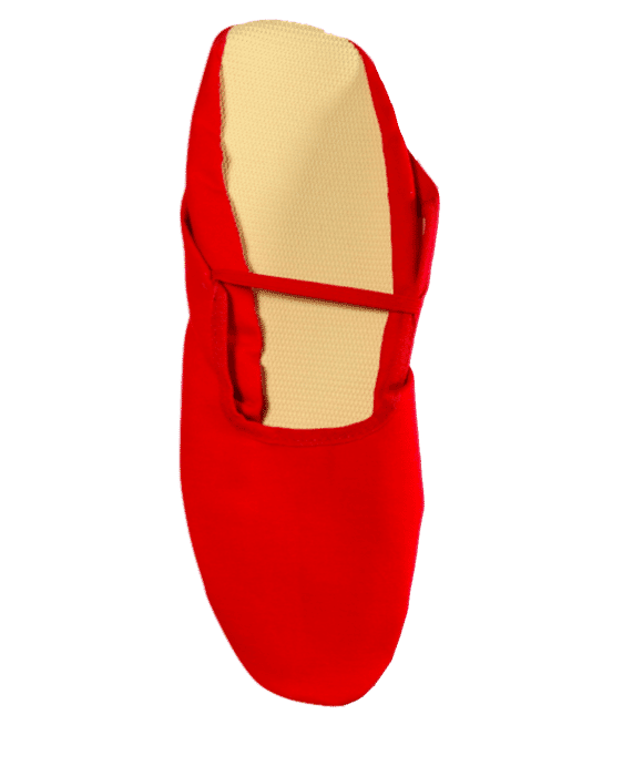 Scarpe da euritmia standard, rosso