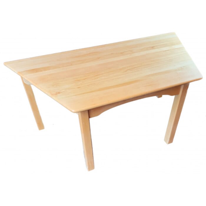 Trapeziumvormige tafel Lara Hoogte 48cm 100x50