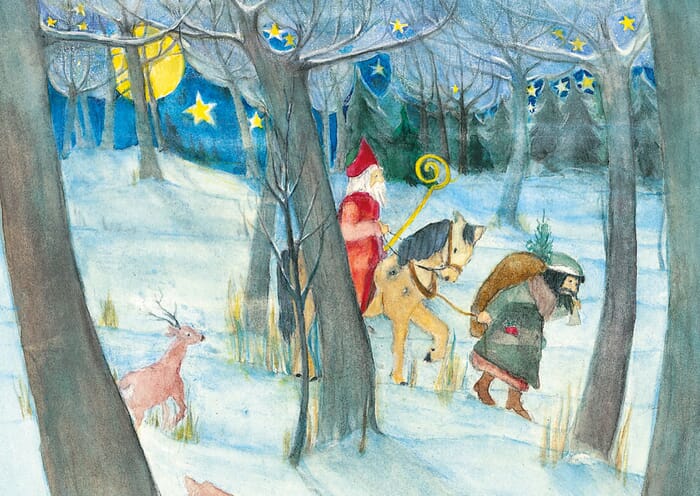 Postkarte Der Nikolaus 