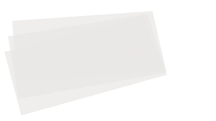 Papier transparent, blanc