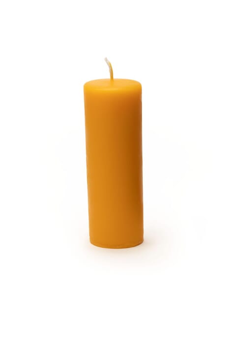 Medium pillar candle, natural