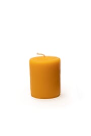 Small pillar candle, natural