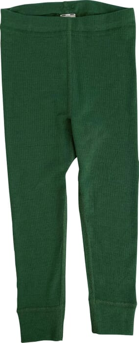 Leggings wool-silk, olive green 