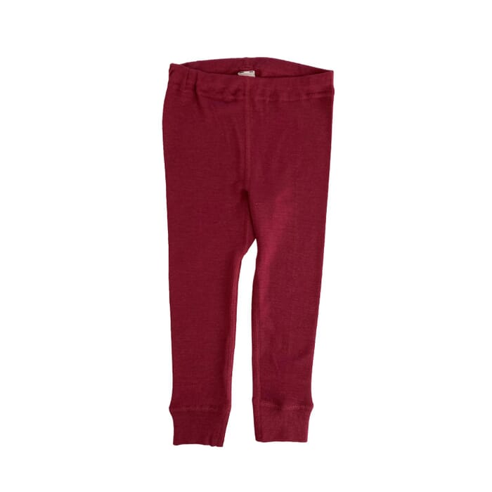 Leggings wool-silk, ruby red 104