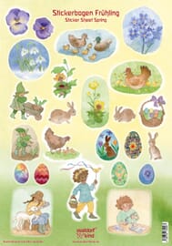 Sticker Sheet Spring