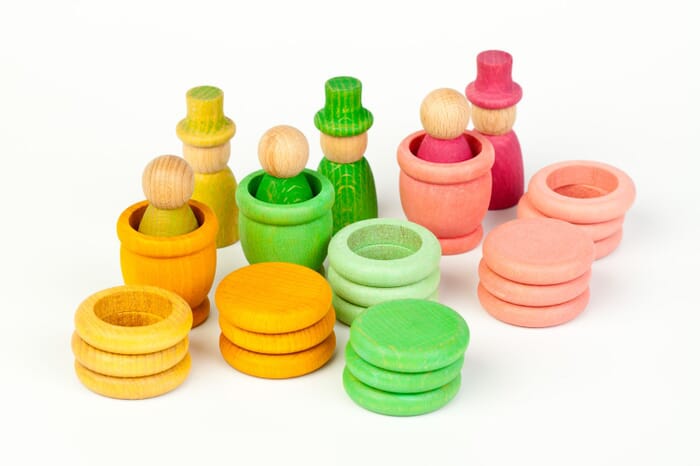 Grapat Wooden Toy Spring Set