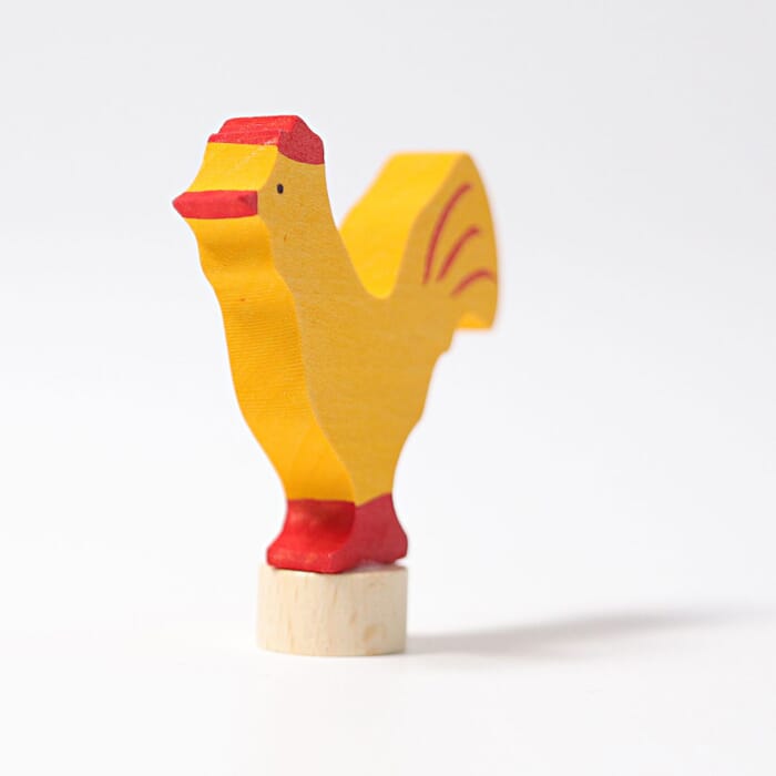 Grimm`s plug figure yellow rooster