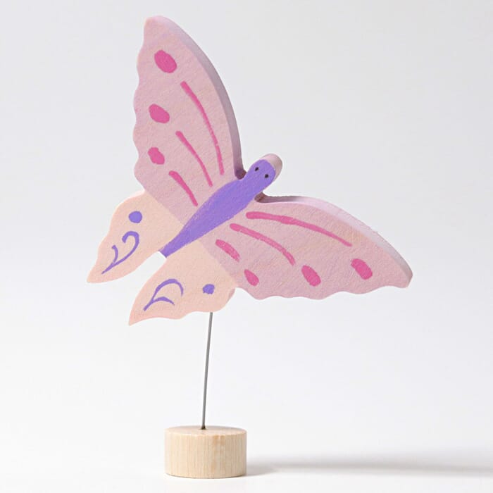 Grimm's Stick Figure Farfalla rosa
