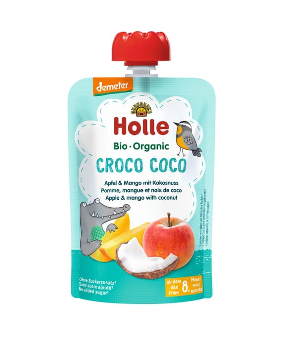Holle Demeter Pouchy Croco Coco - Manzana, Mango con Coco