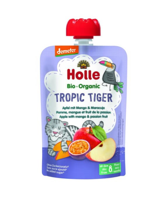 Holle Demeter Pouchy Tropic Tiger - Mela con mango e frutto della passione