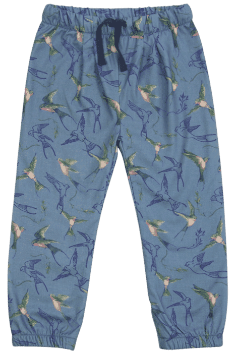Woven trousers swallow print 110/116