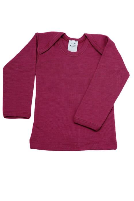 Baby long sleeve shirt ruby red