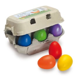 Shop eggs, colourful in carton