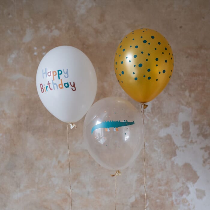 Luftballons Happy Birthday 