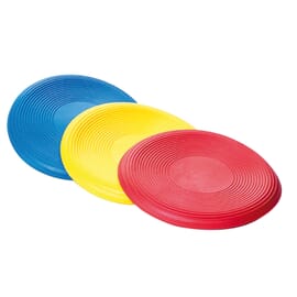 Rubber throwing disc