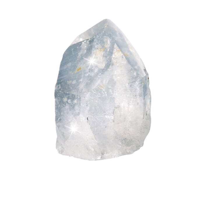 Punto di cristallo di rocca grande 