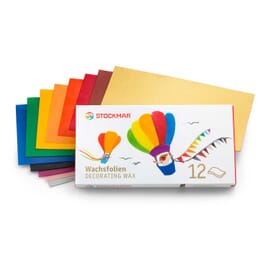 Wide wax foils in 12 colours