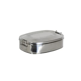 Ovale roestvrijstalen lunchbox