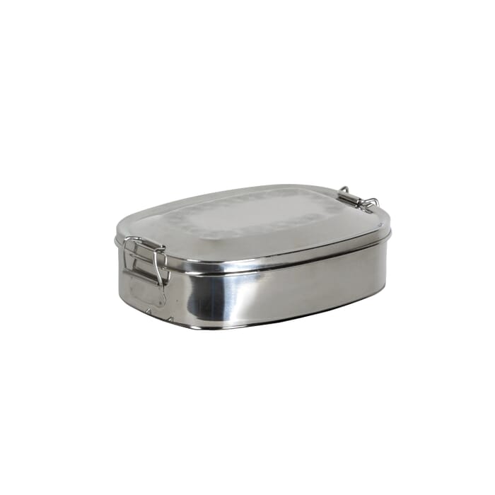 Oval Lunch Box made of Stainless Steel