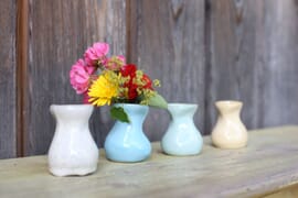 Vase in four colours