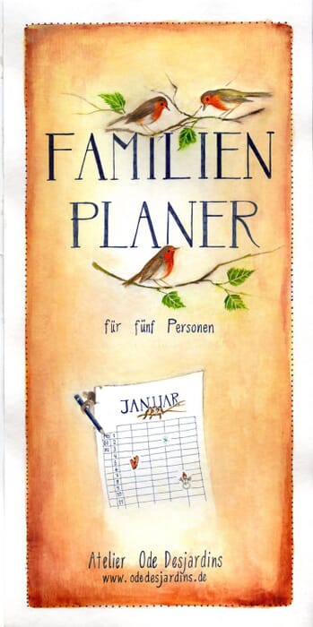 Family Month and Year Planner by Ode Desjardins
