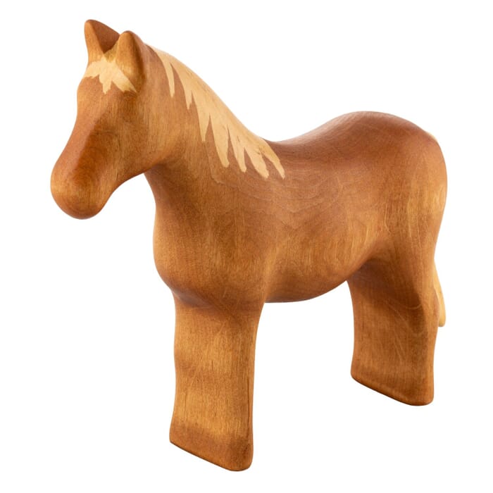 Wooden figure horse