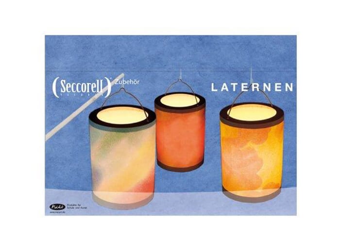 Lanternes Seccorell - Lanterne en papier à peindre