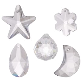 Set di cristallo con stella