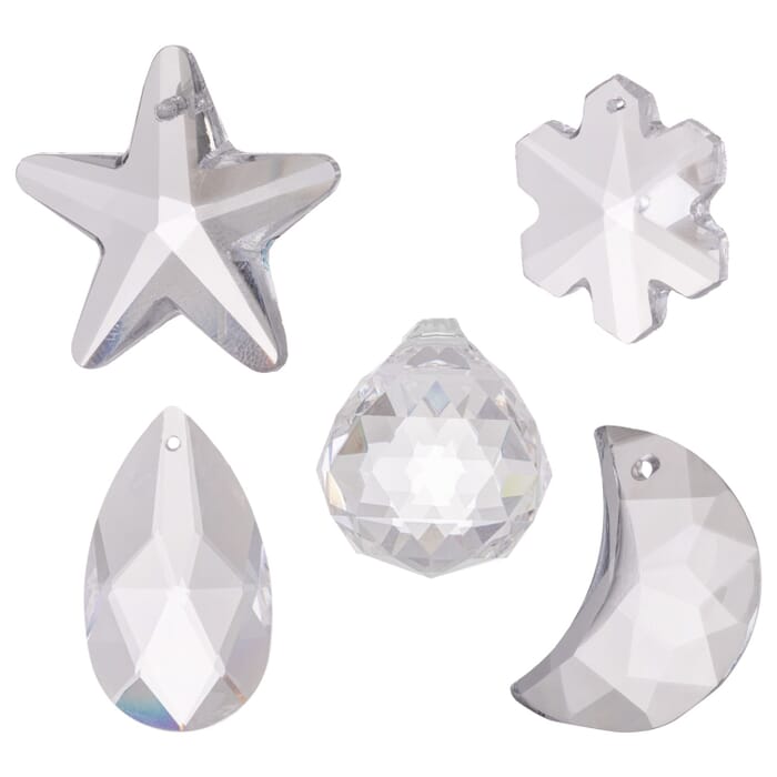 Set de cristal avec étoile clearcrystal