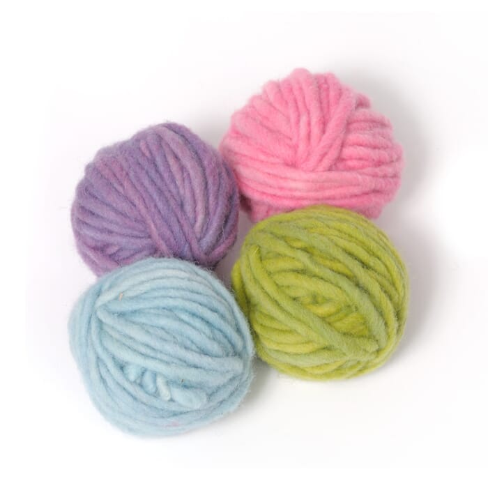 Filges Plant-dyed Organic Wool in Pastel Colours 4 x 25 g.
