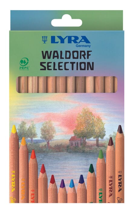 12er Packung Waldorf Selection Buntstifte von Lyra