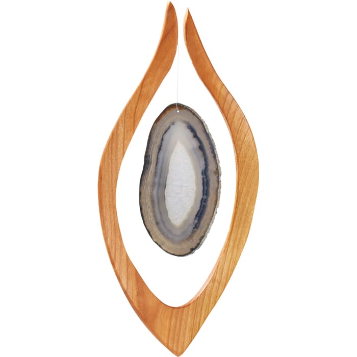Flame with agate 