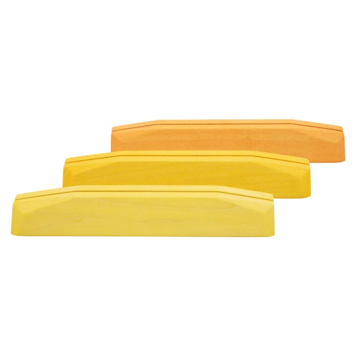 Portacartoline in tonalità gialla, set di 3