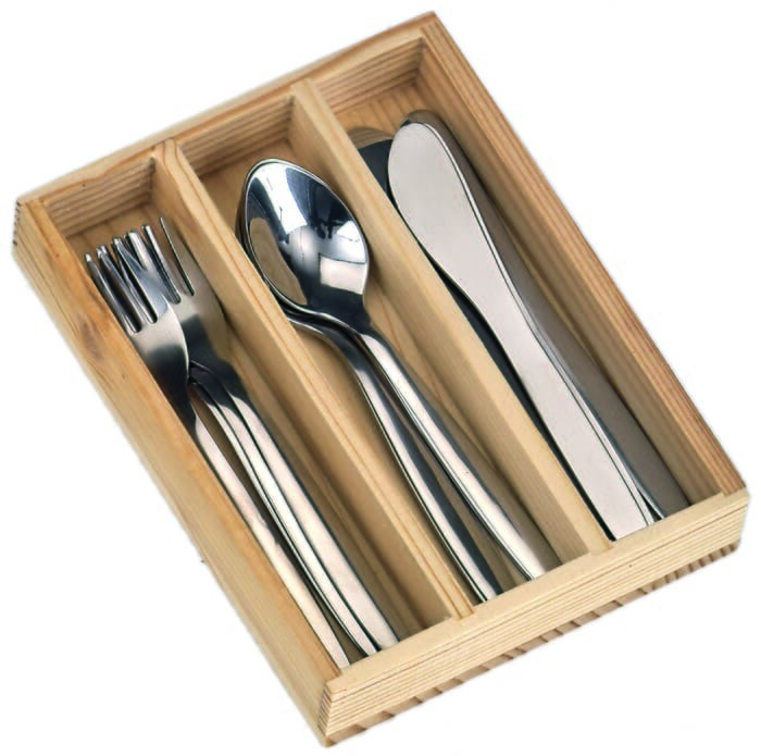 Stainless steel cutlery, 12 pieces