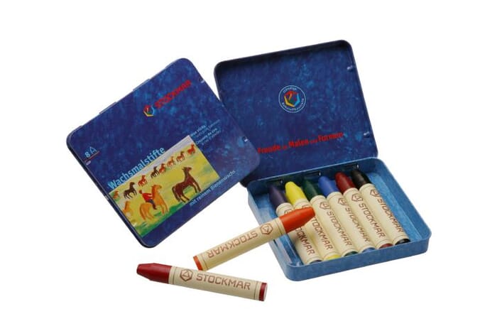 Wax Crayons 8 Colours - Standard