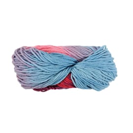 Filges lana organica per maglieria KBT, rosa multicolore 100g