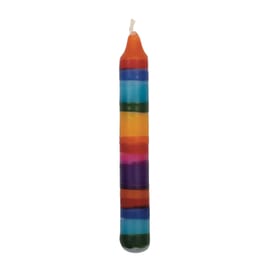 Candles, colourful, 6 pieces